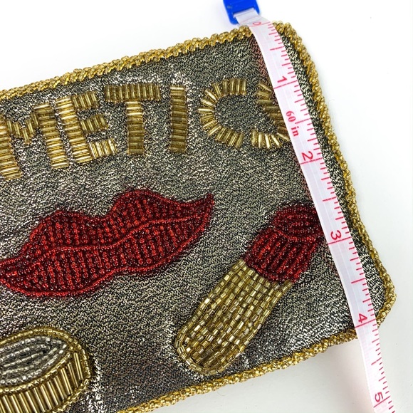 Beaded Cosmetic Makeup Bag - Picture 10 of 12